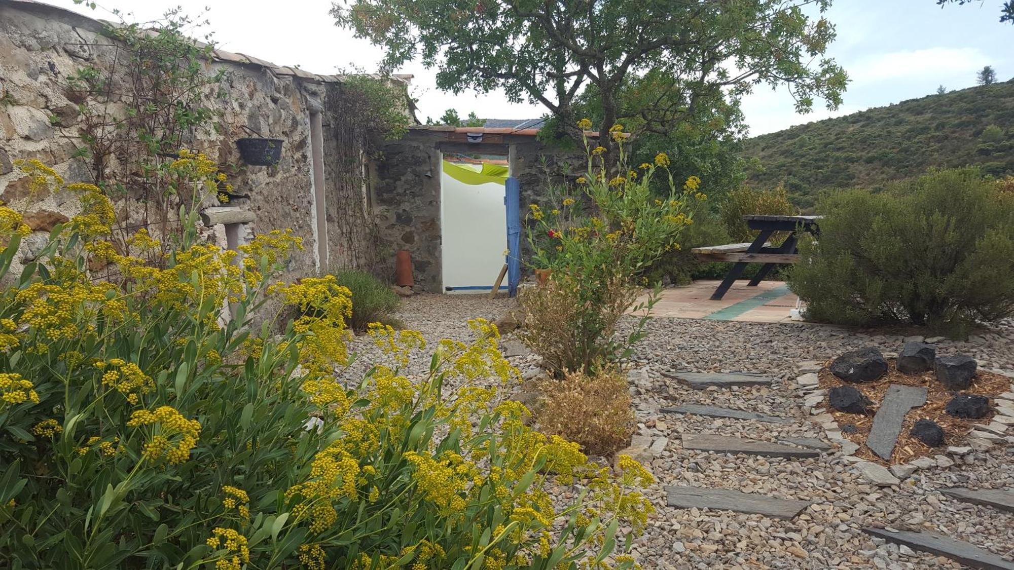 Gite Dans Ancienne Bergerie En Pleine Garrigue Fraissé-des-Corbières Bagian luar foto